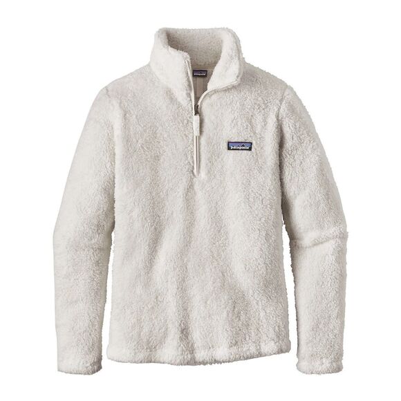 Patagonia Los Gatos 1/4 Zip Fleece Pullover Women's Size L White - Picture 1 of 11
